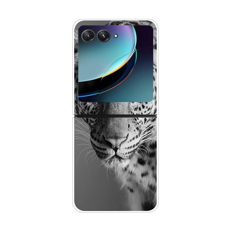 Чехол для Motorola Razr 40 50 Ultra 5G, прозрачный жесткий чехол из поликарбоната для Razr40 Razr4, прозрачная задняя крышка для телефона Motorola Razr+, чехлы Fundas.