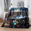 3D Fashion Wave Pebble Starfish Cartoon Flannel Blanket Sofa Bed Bedroom Warm Portable Exquisite Extra Large Warm Blanket Gift