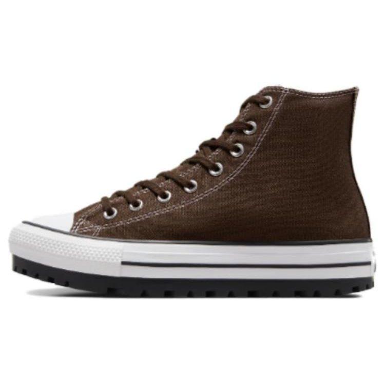 Converse Chuck Taylor All Star City Trek High Fresh Brew Unisex Sneakers Brown White Black A06601C