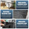 Kitchen drain rack, household bowl and dish rack, bowl and dish storage rack