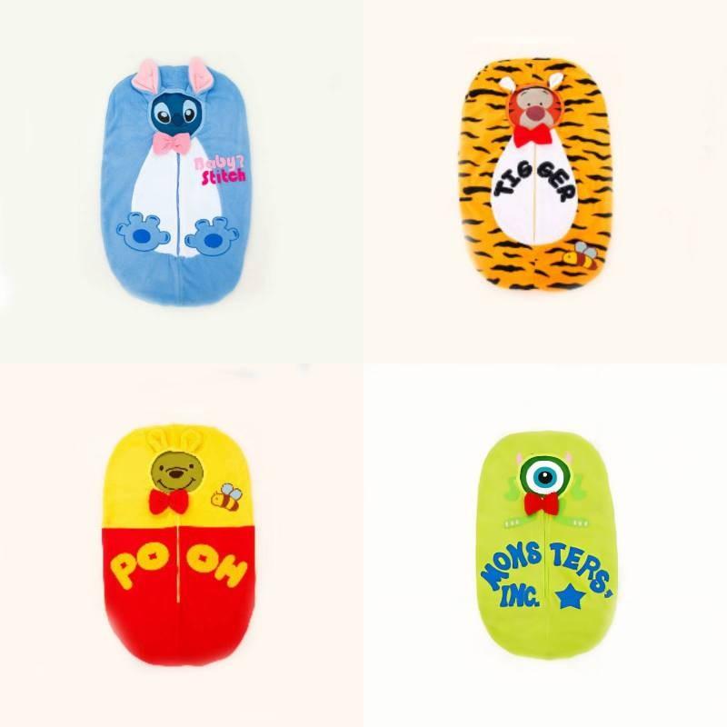 Микки Маус и Дональд Дак Тигра Пух Детский Зимний Спальный Мешок Съемный