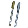 2 Pieces Paint Brush Coloring Graffiti Pen Marker Wedding Decoration, Gold + Silver
