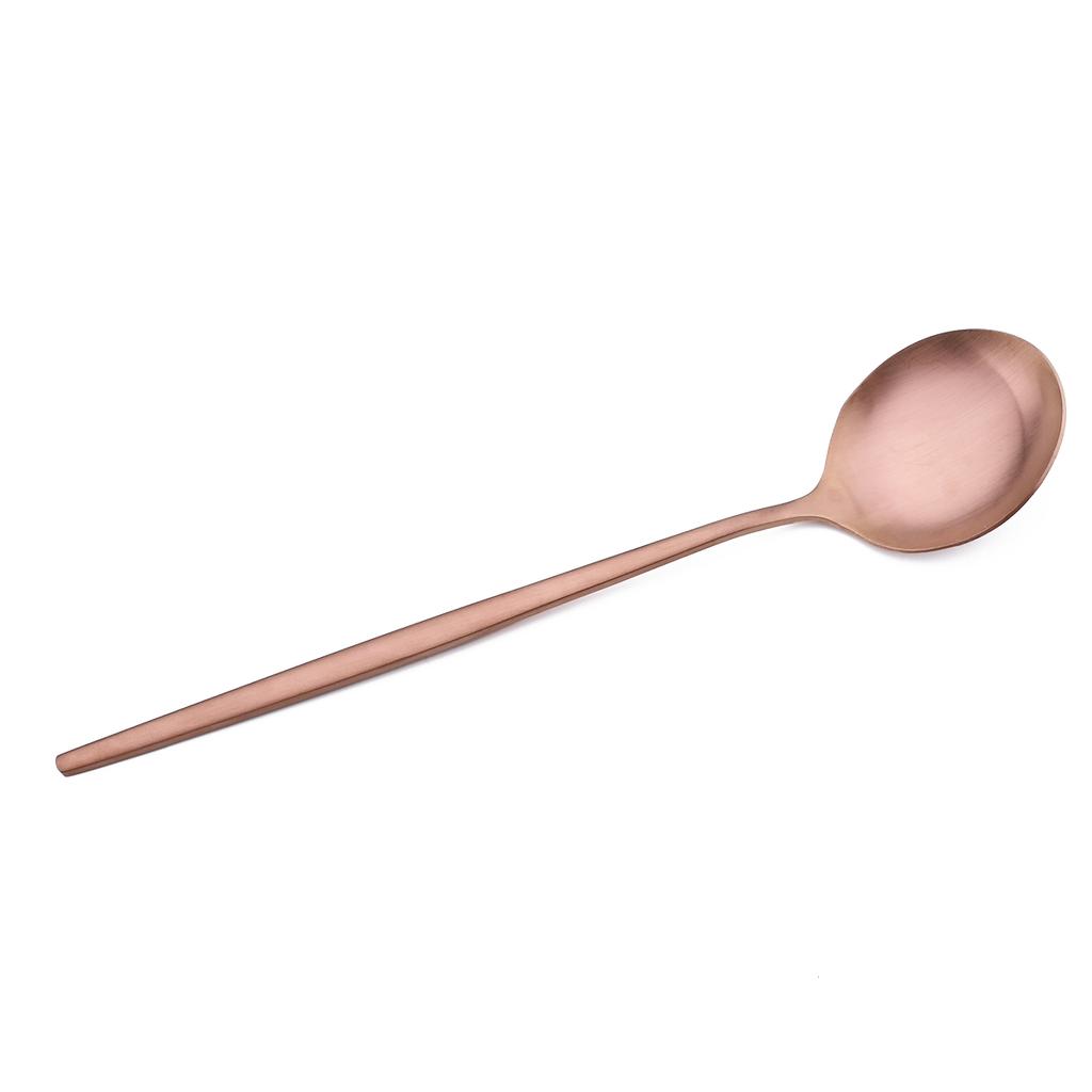 6 шт./компл., набор столовых ложек из черного золота, матовая западная нержавеющая сталь, столовые приборы, столовые приборы, десертная ложка, посуда, набор кухонных столовых приборов для вечеринок