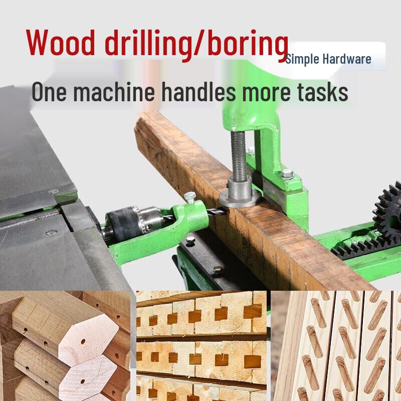 3-в-1 Станок для деревообработки: фуганок, пила, сверлильный станок, штекер CN (адаптер в комплекте)