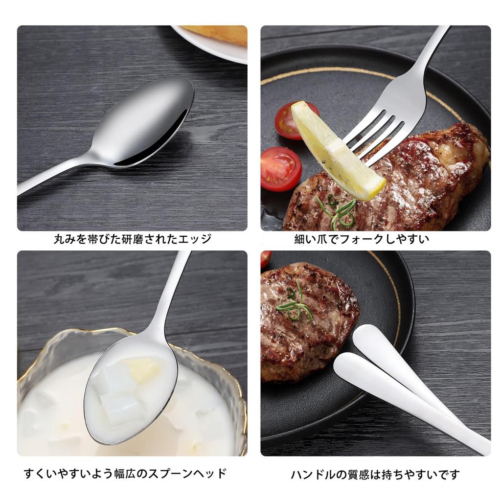 Batone Столовые приборы Nordic Набор столовых приборов из 24 предметов на 6 персон для дома, посудомоечной машины, свадебный набор столовых приборов, японский набор безопасной для пищевых продуктов, стиль, набор, набор, ложка,