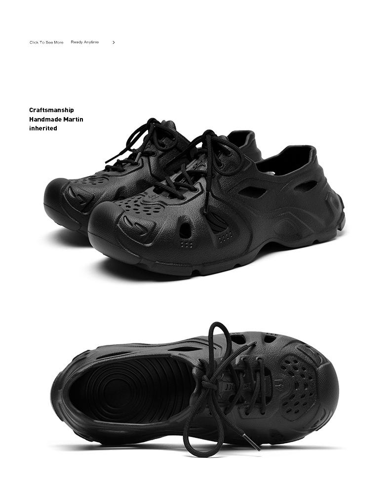 Fashion Paris Cave Shoes Man Sandals Lightweight EVA Casual Hole Men's Clogs Indoor Garden Outdoor Beach Non-slip Men Slippers