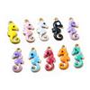 20 шт. 11x5 мм Гиппокамп Морской конёк Эмалевые подвески Кулон Нержавеющая сталь DIY Аксессуары для изготовления ювелирных изделий для ожерелий Серьги