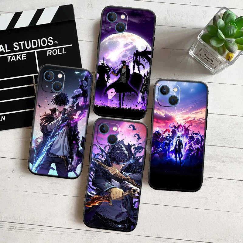 QE3 Anime Sung JinWoo Case for Samsung Galaxy M06 M15 M16 M35 M55 M56 A36 A42 A50 A50S A51 A52 A32 A33 A05 A05S A06 A16 A20