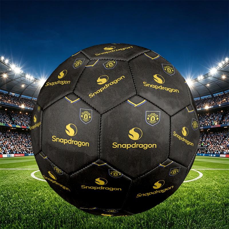 Футбольный мяч Manchester United F.C. Размер 5, из износостойкого ПУ, для матчевых тренировок и ежедневной практики, Подарок на день рождения для футбольных фанатов