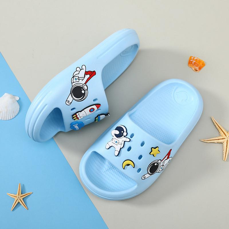 Мягкие и удобные детские летние тапочки для мальчиков и девочек, идеально подходящие для дома и улицы
