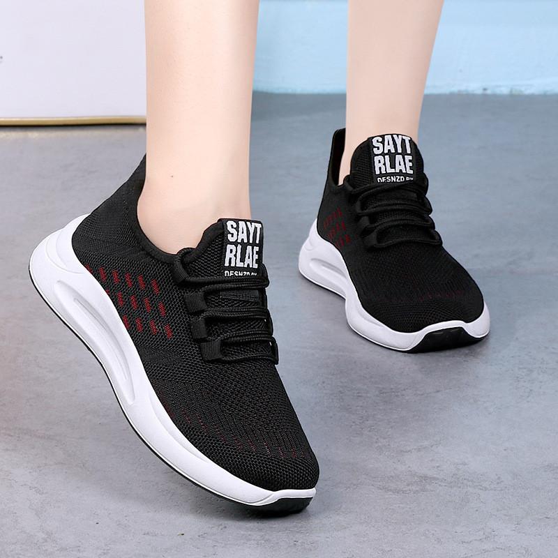 Женская обувь, спортивная обувь, дышащие повседневные туфли с мягкой подошвой, осенние туфли с сетчатой подкладкой, кроссовки для бега для студентов