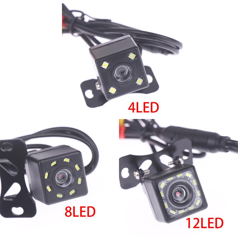 Led Night Vision Car Rear View Camera With Video Cable Universal Reverse Camera Color Image Waterproof Auto Backup Monitor Hd