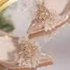 Champagne Crystal Bridal Stiletto Heels - Wedding & Engagement Shoes