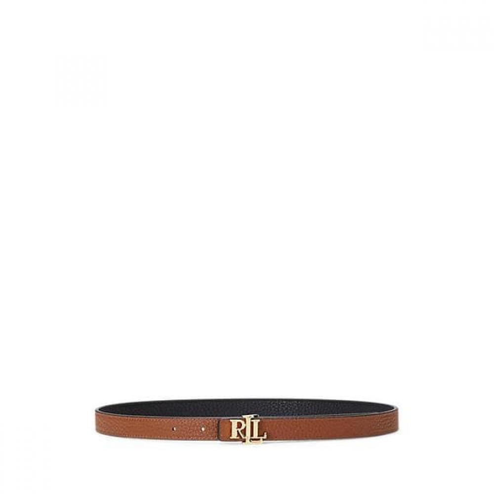 Lauren Ralph Lauren Логотип Реверсивный Кожаный Узкий Пояс Walrblt0f320128999