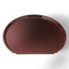 Flight Tray with a Design of Lacquerware Made In Japan J-kitchens Half-Moon (Tray) Bishamonten, 39cm, (ABS Resin),