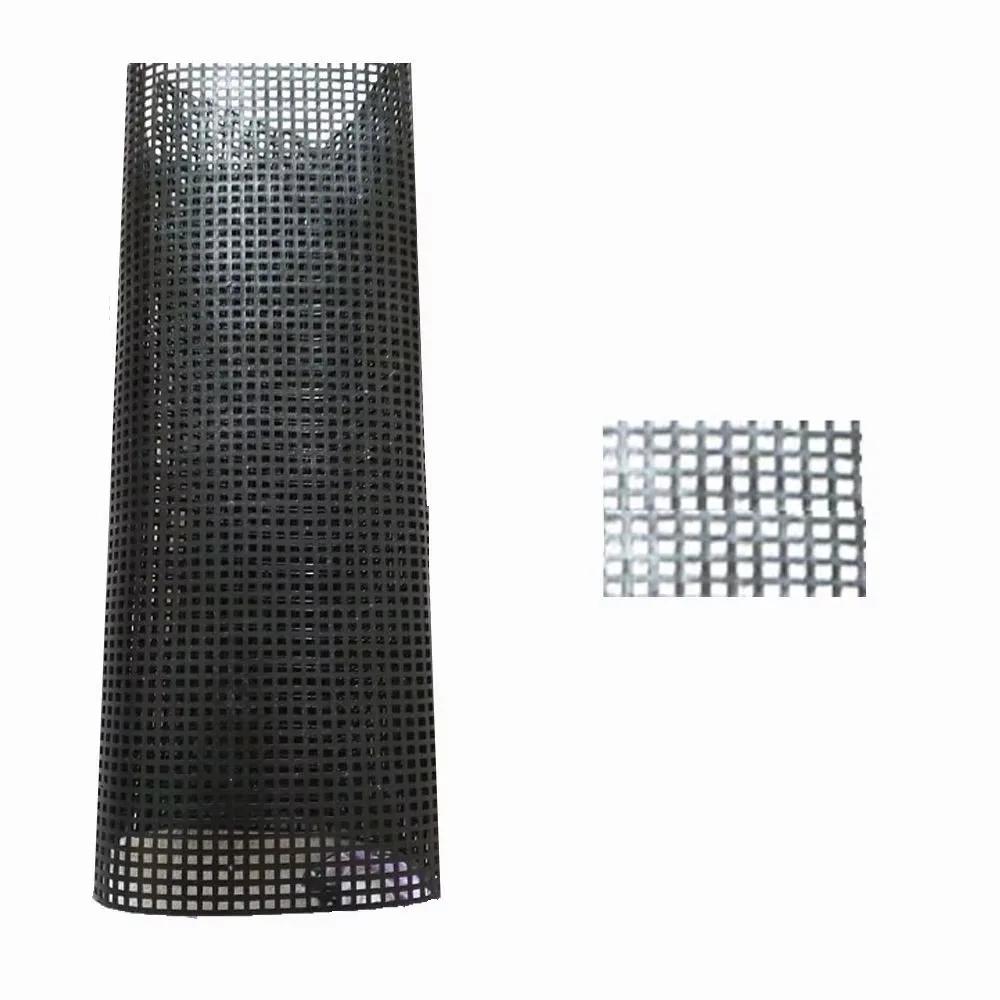 DIY Рукоделие Пластиковый Пакет Сетка Черно-белая 33x50 см Сетчатая Ткань Прочная Сетчатая Крышка