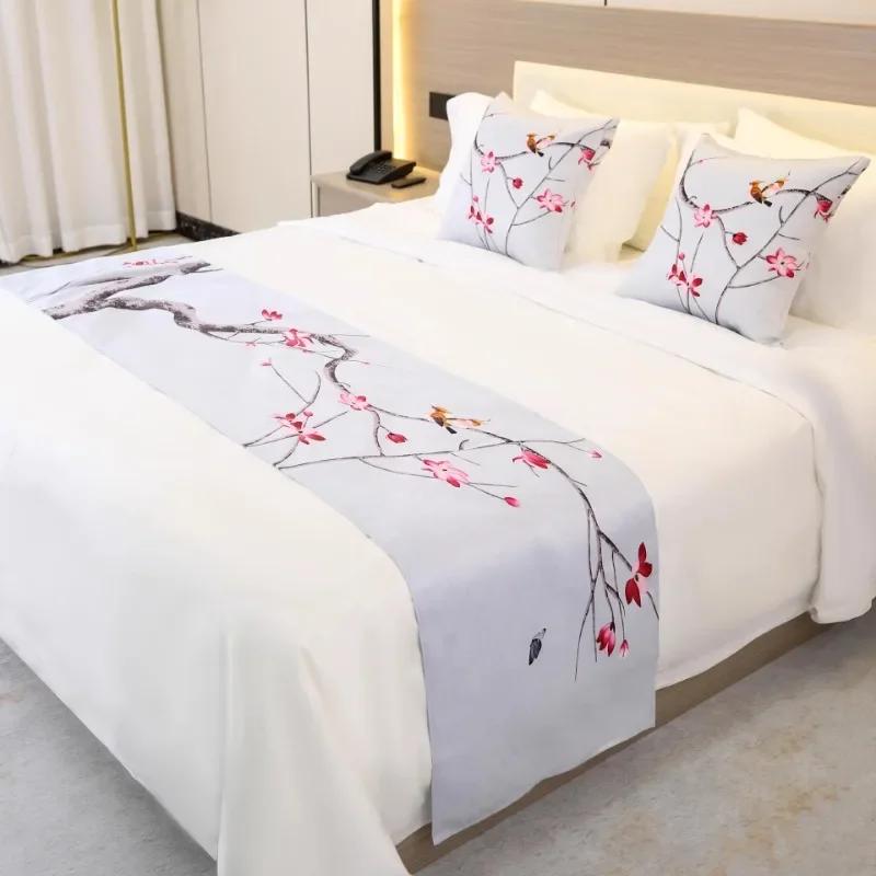 Однотонные покрывала Дорожка для кровати Двухслойная кровать Флаг Плед Постельное белье Односпальная кровать Queen King Покрывало Полотенце Украшения для дома и отеля