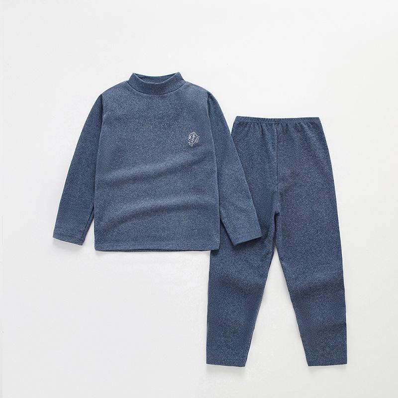 Осенне-зимний термокостюм для девочек, комплекты одежды для мальчиков и девочек, теплая детская одежда ярких цветов