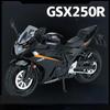 1:12 SUZUKI GSX1000R GSX250SR Motorcycle Model Toy Car Alloy Body Rubber Tires Wheel Steering Motor Models for Kids Toys Gifts