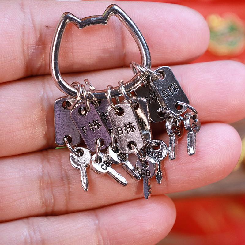 1 комплект ключей кукольный домик миниатюрные аксессуары мебель модель декор игрушка симуляция аксессуар