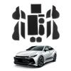 Toyota Crown 16th Generation Crossover SH35 Exclusive Interior Rubber Console Door Pocket Set [LFOTPP] (2022.9-Present) Mats, Mats, Mats, Non-Slip