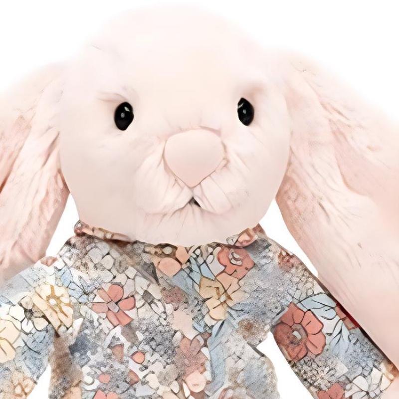 Jellycat Коллекция Зайчики Пижамные Куклы Плюшевая Кукла Высота 23 см