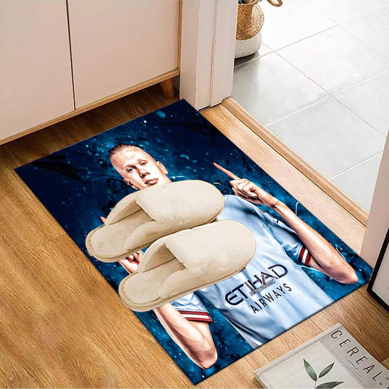 Haaland Rug Game Carpet, Floor Mat for Bedroom Living Room Entryway Rug, Home Decor Idea Gift for Christmas birthday