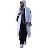 Anta Training Series Craftsmanship Series Letter Zipper Hooded Comfortable Breathable Long Down Jacket Men Outerwear Pure-White 952447924-1