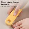 Щетка для чистки ногтей на ногах, скруббер и эксфолиатор для межпальцевых промежутков с длинной ручкой, мягкие силиконовые щетинки для педикюра, душа и путешествий
