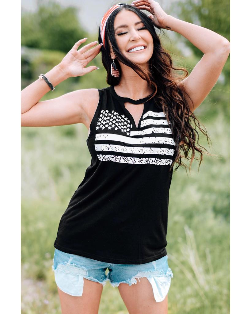 Azura Exchange Майка с принтом американского флага