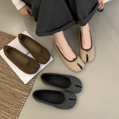 2025 осень новый шерстяной мягкий носок чехол для стопы стопа универсальный мягкая подошва копытца носок женские туфли одинарные