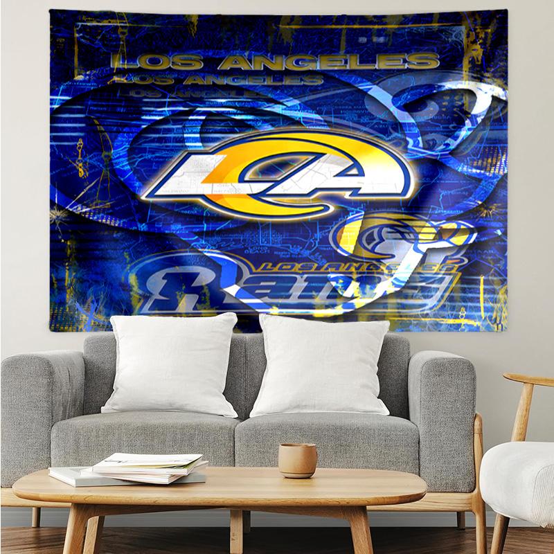 Los Angeles Rams Design Tapestry Accessories Playroom Tapestry, for Bedroom,Livingroom, dormitory Room Wall Decor Fan Birthday Gifts