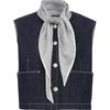 VEROMODA 2025 Summer Detachable Scarf Cotton Vest