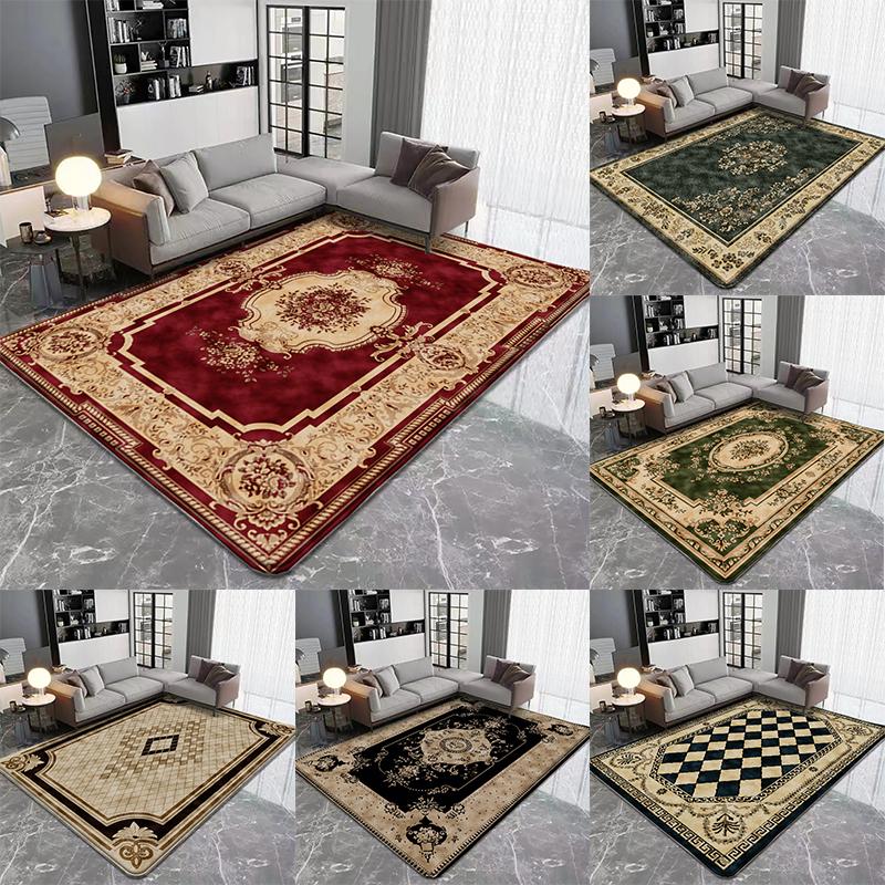 Vintage Moroccan Style Carpet for Living Room Bedroom Home Decor Sofa Table Large Area Rugs Hallway Balcony Non-slip Floor Mat