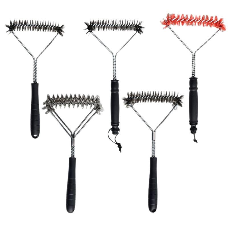 12-Inch Y-Shaped Stainless Steel Grill Cleaning Brush