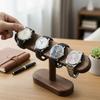 Ореховый держатель-подставка для часов, ювелирных изделий, цепочек, браслетов на щиколотку, стойка-органайзер для витрин