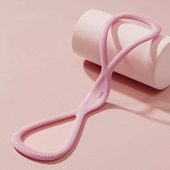 1/2 шт. Фитнес-резинка в форме восьмерки, противоскользящий силикон, 15/25 фунтов, для мужчин и женщин, для рук, плеч, растяжки, силовых тренировок, эластичный ремень, эспандер