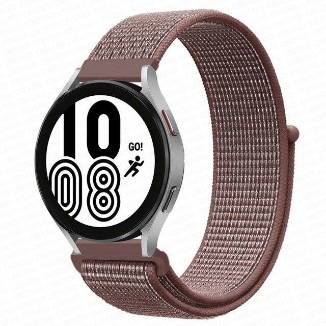 Band For Samsung Galaxy Watch 4 3 Classic 5 Pro Active 2/Gear S3 Nylon Loop Correa Bracelet Huawei Watch GT 2 3 Strap 22mm 20mm