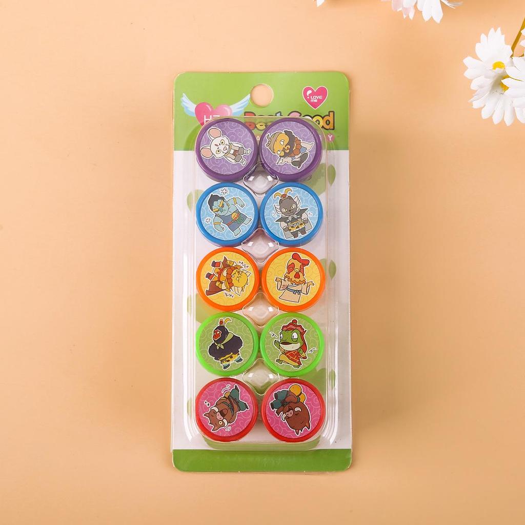 Креативный штамп для журнала Langlang Mountain Little Monster & Toad Pig Spirit Clear - Детский приз
