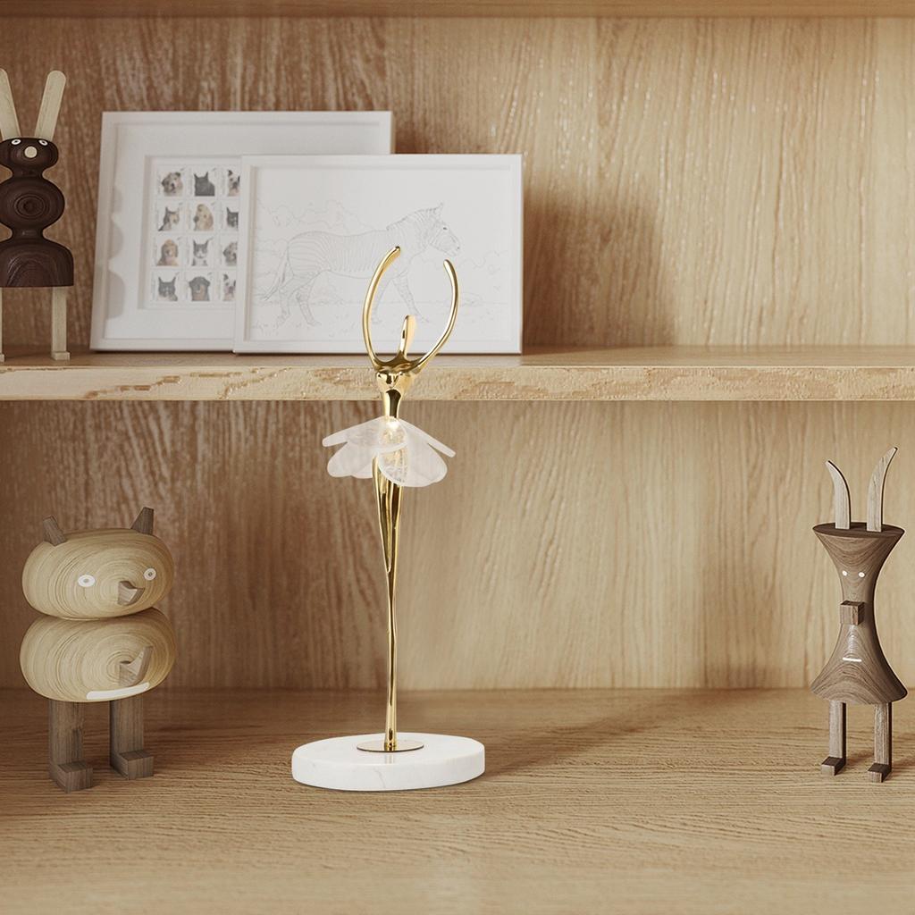 Медные украшения из натуральных кристаллов, балерина для девочек, гостиная, ТВ-шкаф, винный шкаф, украшение для дома