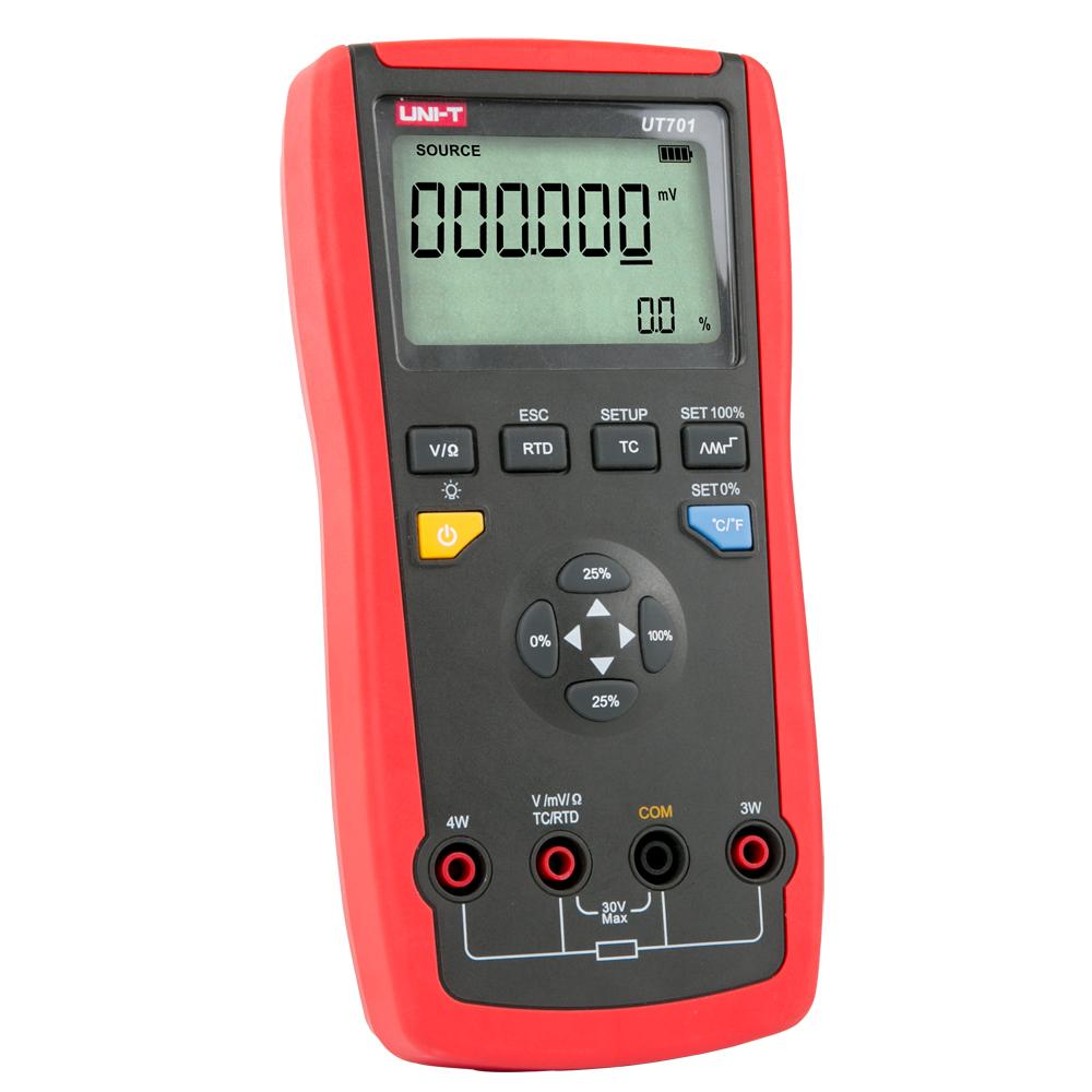 UT701 Калибратор температуры J/K/T/E/R/S/B/N/Wre RTD мВ Выход термопары сопротивления выход термистора определение температуры