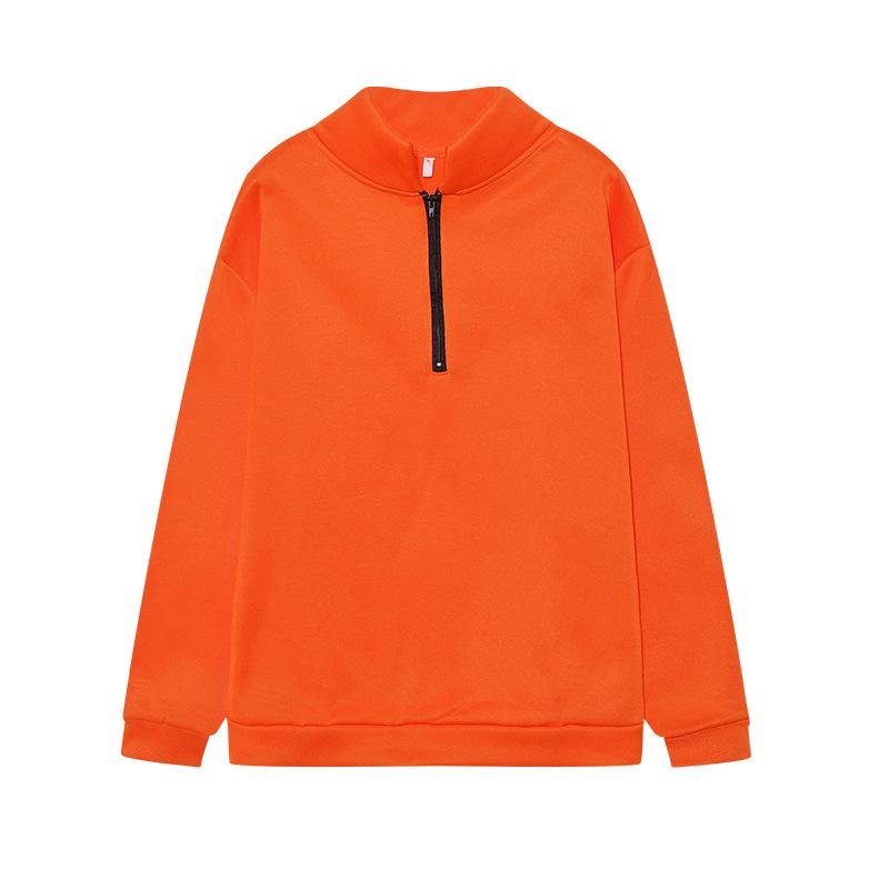 2024 Autumn Winter Women's Casual Half-Zip Pullover Long Sleeve Hoodie