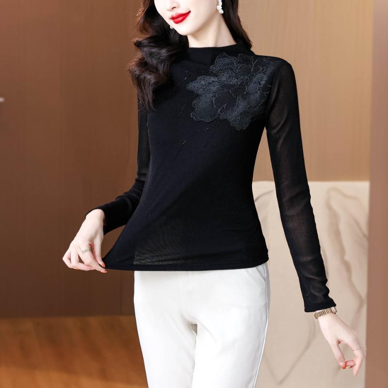 Новая весенняя базовая рубашка-пуловер Slim Fit и Slim and Heavy Industrial Ironing Diamond Versatile Temperament с длинными рукавами