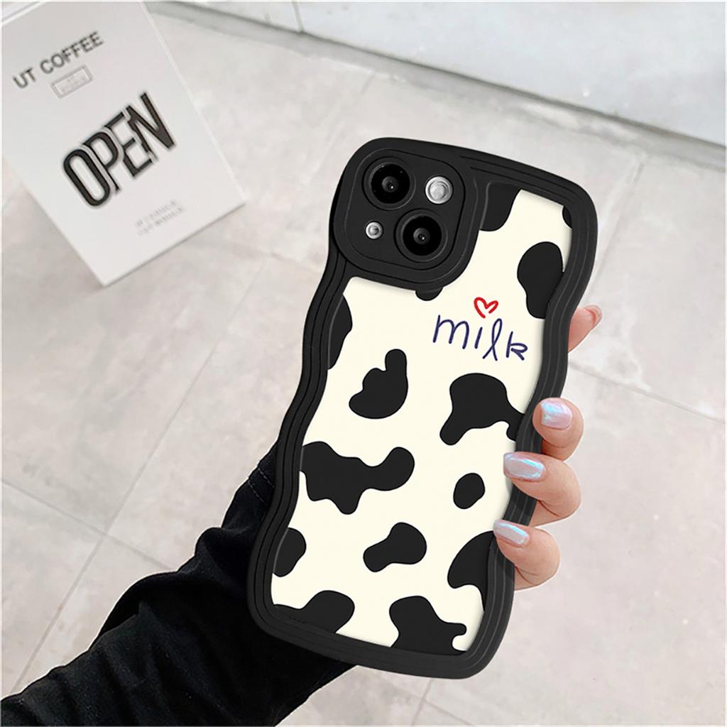 Чехлы для мобильных телефонов iPhone 11 13 XR 15 Pro Max 12 14 Pro Max Чехол для iPhone 16 7 Plus 8 Plus XS Max Big Wave Solid Color Cartoon Anti-Drop Водонепроницаемый