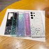 Shiny Glitter Drop Glue Clear Case Shell For Samsung Galaxy S25 Ultra S24 FE S23 Plus S22 A16 A56 A06 A55 A35 Transparent Shockproof Slim Phone Cover