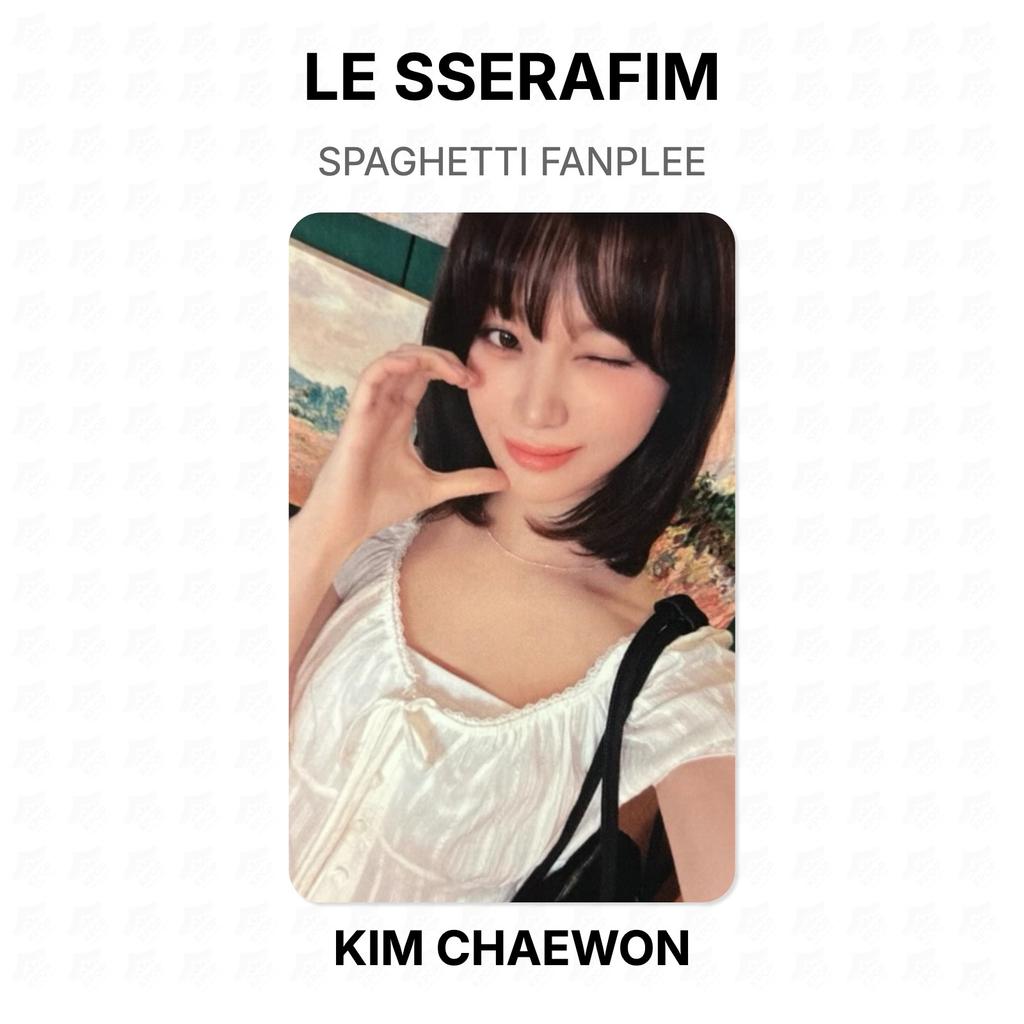 LE SSERAFIM SPAGHETTI FANPLEE Официальная фотокарточка