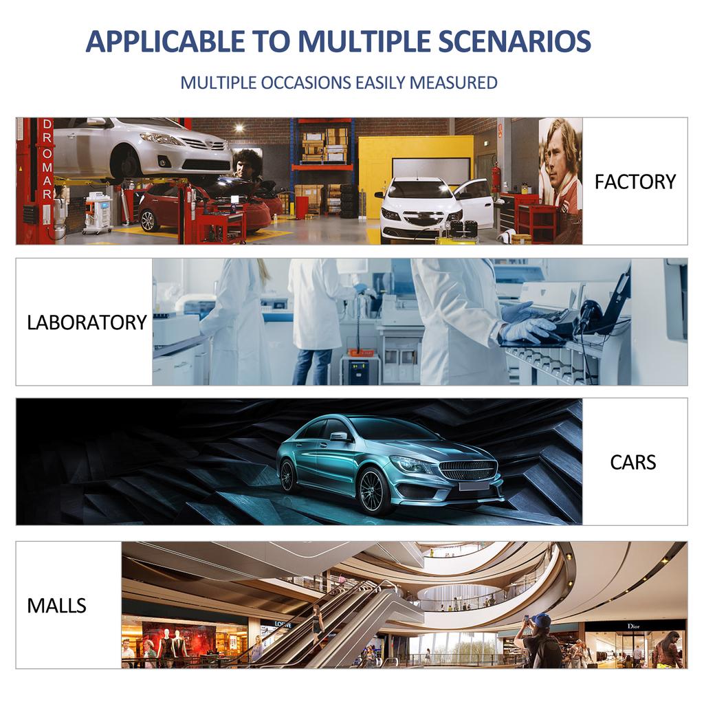 Люксметр Цифровой измеритель освещенности Ручной прибор для измерения температуры окружающей среды, диапазон вверх