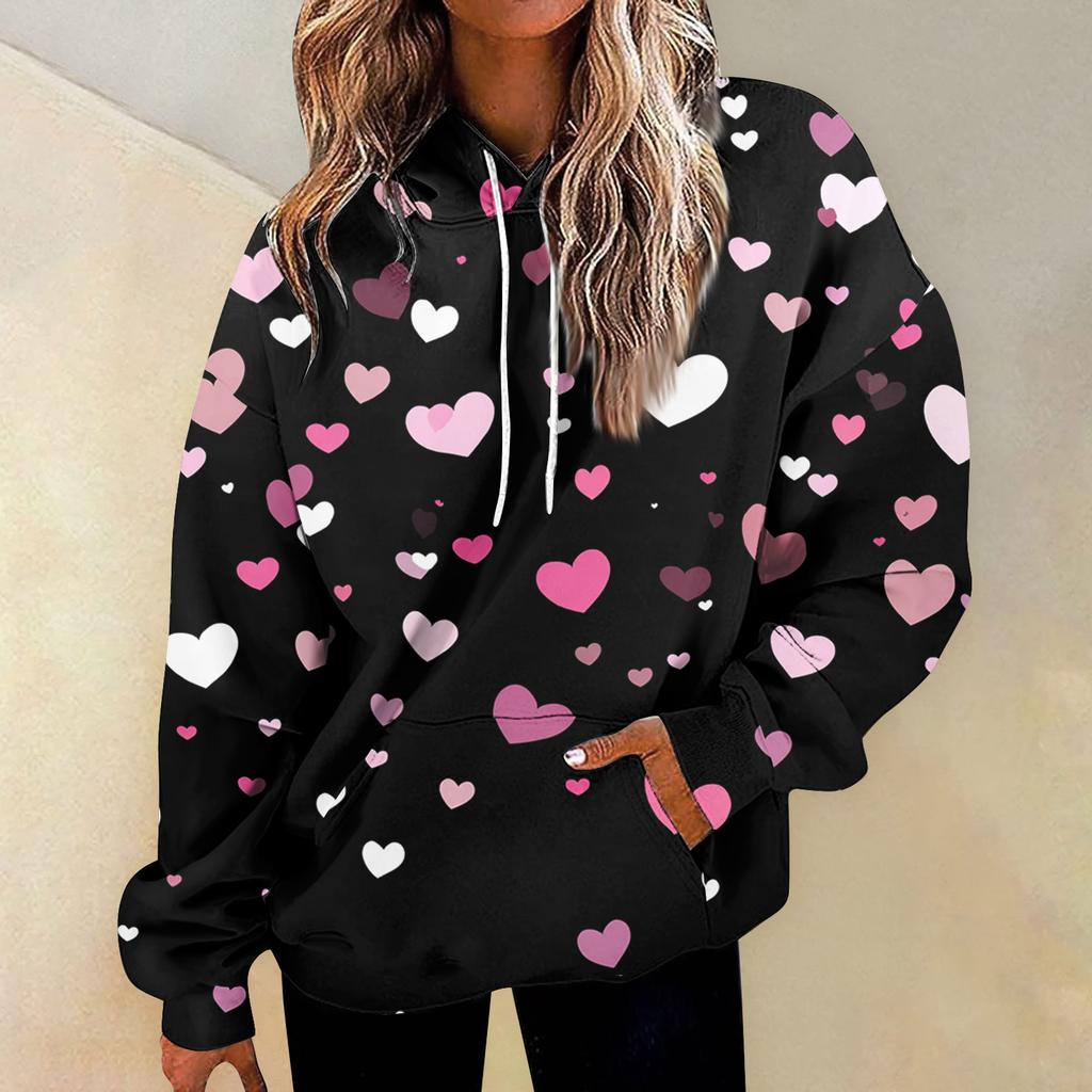 Женская мода Повседневные Универсальные Повседневные толстовки с круглым вырезом Графика Повседневные с длинным рукавом Градиент Лоскутная верхняя одежда с принтом Толстовки