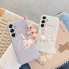 English Letter Flower Soft Clear Silicone Case For Xiaomi Redmi Note 13 Pro 13C 14 Poco C65 Samsung A35 A55 M35 S24 Camera Protective Shockproof Cover