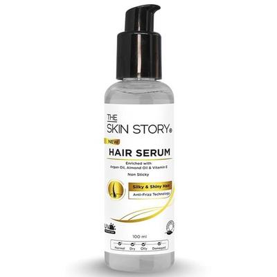 The Skin Story Сыворотка для волос против вьющихся волос, нелипкая, защита и блеск, для сухих, непослушных и вьющихся волос, защита от ультрафиолета, 100 мл